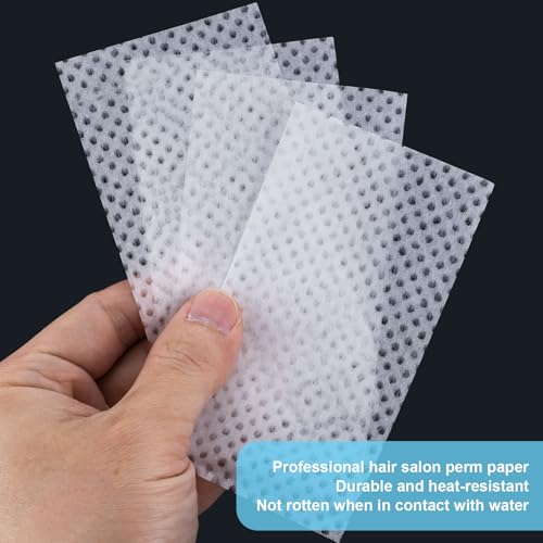 100pcs Hair Perm Papers, 4.53x2.56in, High Temperature Resistant