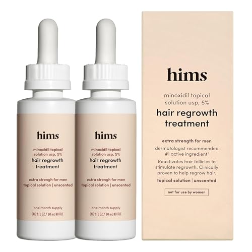 Hims Minoxidil 5% Hair Regrowth Treatment for Men, 2 Pack