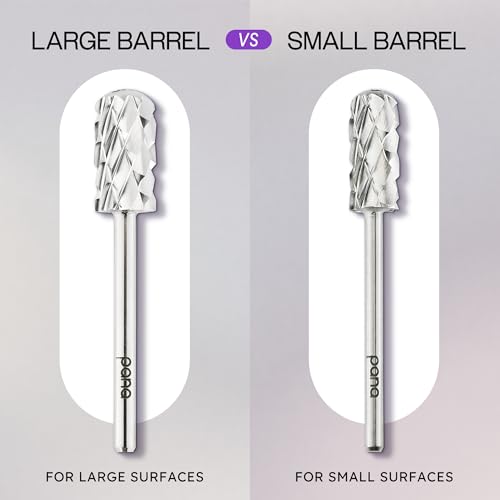 3/32" Carbide Nail Drill Bit - Large Smooth Round Top, 5X Coarse