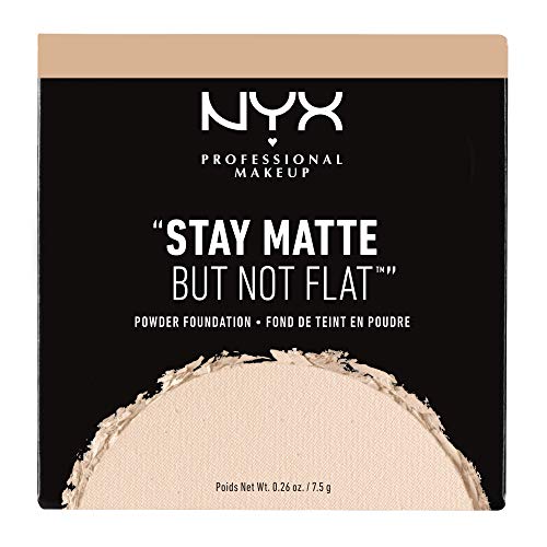 NYX Stay Matte But Not Flat Powder Foundation, Nude
