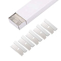 EHDIS 100pcs Razor Blades - Stainless Steel Straight Edge Razor Scraper Blades for Paint Scraper, Box Cutter, Industrial Use