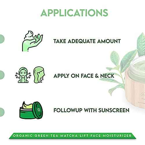 Shira Shir-Organic Green Tea Matcha Lift Face Moisturizer For Hydrating Nourished Rejuvenate Skin And Increasing Cell Turnover.(50ml)