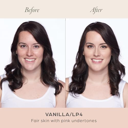P?R MINERALS 4-in-1 Love Your Selfie Foundation & Concealer - Longwear Full Coverage Liquid Makeup Foundation with Hydrating Blend for Refined-Looking, Natural Beauty Glow, Skin Texture & Tone