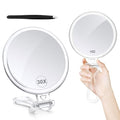 30X Magnifying Mirror with Handle, Double-Sided 1X/30X, 5 Inches