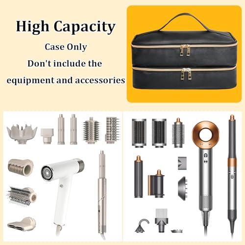 Double Layer Travel Carrying Case for Shark FlexStyle Hair Dryer Styler