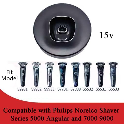 maxeylead Charging Stand Compatible with Philips Norelco Shaver S5588 S9502 S9985 S9987 S5531 S5532 S9932 S7732 S7731