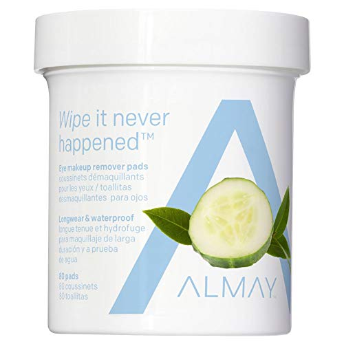 Almay Waterproof Eye Makeup Remover Pads, 80 Count