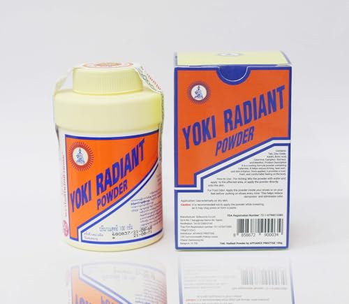 Cooling Natural Deodorant Powder for Feet & Underarms - 100g