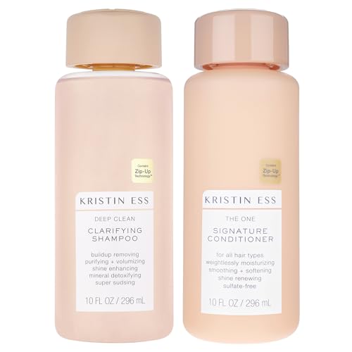 Suave Hydra Gloss Sulfate Free Conditioner with Glycolic Acid & Camellia Flower Oil for Hydrated, Smooth, Glossy Shine, 4 Count, 28 FL OZ