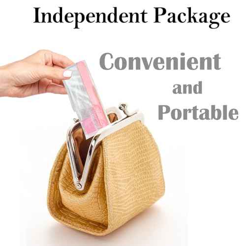 Disposable Manicure kit Press On Nail Tool Kit for Salon Home, Mini Nail Buffer, Nail File, Wood Stick, Nail Brush (Pink, 50 Set)