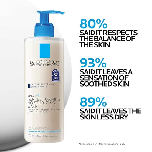 La Roche-Posay Lipikar AP+ Gentle Moisturizing Body Wash with Shea Butter - 6.76 Fl Oz