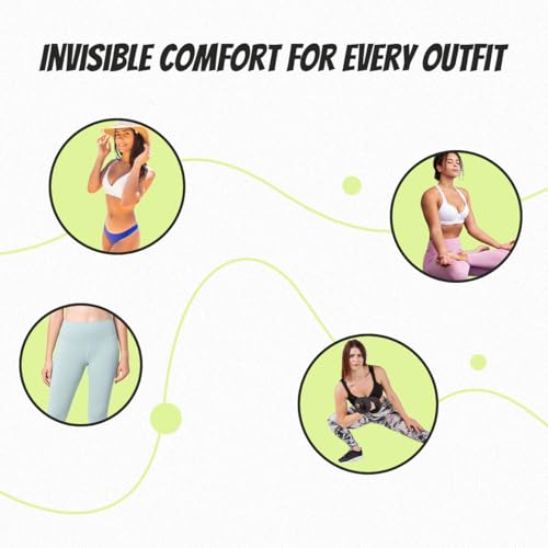 SHORDY Camel Concealer ? Reusable Y Shape Self-Adhesive Seamless Invisible Insert for Yoga, Gym, Swimwear & Leggings (Pack of 3)