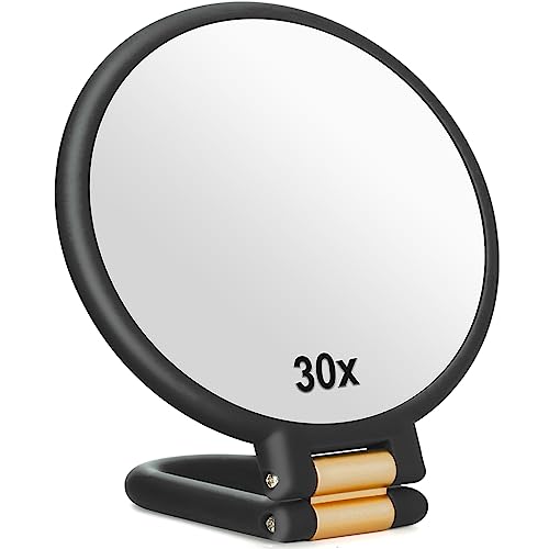 Sifolo 30x Magnifying Mirror with 1x/30x Dual Sides & Adjustable Stand