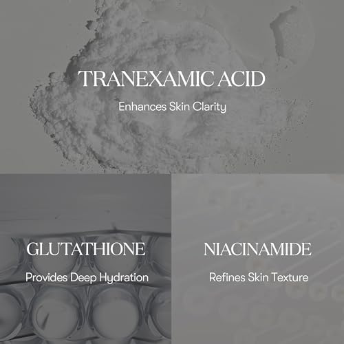 VT COSMETICS TX Toning Essence 1000 Shot, Tranexamic Acid Serum with Niacinamide, Glutathione for Radiant Glass Skin Face, Dark Spots, Sun Spots, Age Spots, Acne Scar, Korean Skin Care (1.01 fl. oz.)