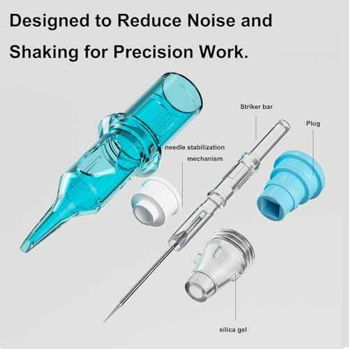 BIGWASP X Tattoo Cartridge Needles 1003RL - 20Pcs 3RL #10 Bugpin 0.30mm 3 Round Liner Disposable Tattoo Needles for Rotary Tattoo Machines