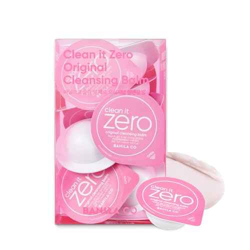 BANILA CO Clean It Zero Original Cleansing Balm Travel Kit | Travel-Friendly Cleanser for Waterproof Makeup Removal | 16 Mini Packs of Vegan, Hypoallergenic Balm for All Skin Types (3ml x 16 Pods)
