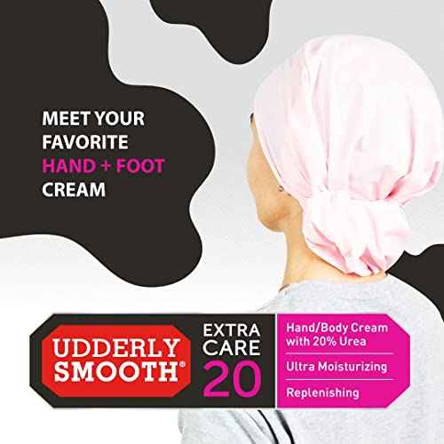 Udderly Smooth Extra Care Hand/Body Cream with 20% Urea, Replenishing, Fragrance Free, 8 OZ - 3 Pack
