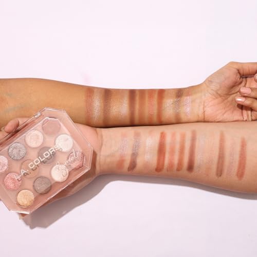 L.A. COLORS 12 Color Eyeshadow Palette, Surreal C69012 (Pack of 2)
