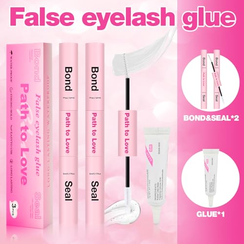 Professional Lash Cluster Glue – 150H Strong Hold Waterproof (3-Pack)