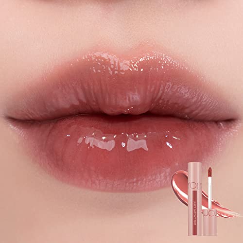 rom&nd Juicy Lasting Tint #23 Nucadamia - K-Beauty Nudy Red Brown Lip Stain for Pure Bare Juicy Glossy Finish | Hydrating, Long-Lasting & Fruit-Inspired Korean Lip Tint