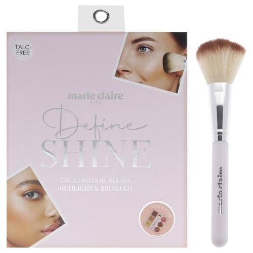 Marie Claire 7-Piece Face Palette for Contouring & Highlighting