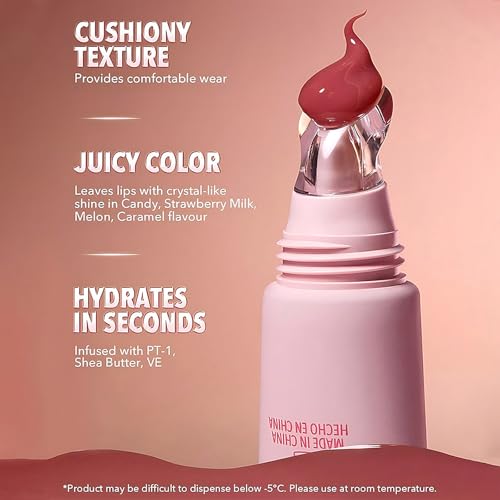 4-Color Hydrating Jelly Lip Gloss Set – Moisturizing & Long-Lasting
