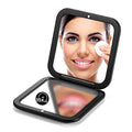 OMIRO Folding Compact Mirror 1X/15X Magnification 3.5" Pocket
