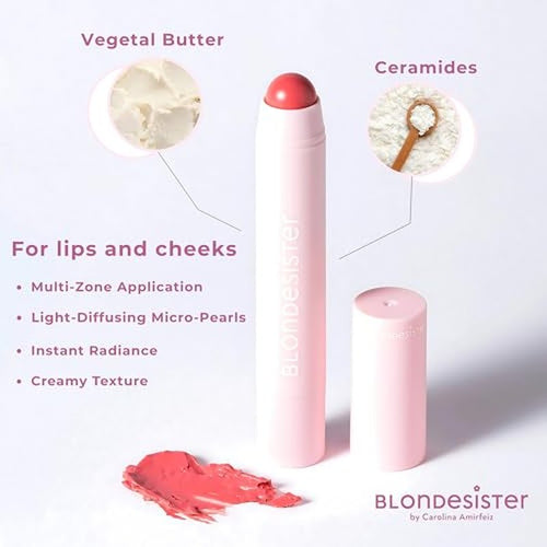 2 in 1 Its Up To You Lip and Cheek - Lipstick for Women and Blush for Cheeks - Multi-Use Creamy Texture - 01 Soft Pink - 0.12 oz