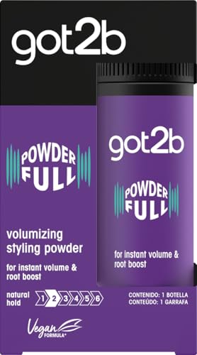 Got2B Powder'ful Root & Volume Hair Styling Powder 10g - Vegan, Unisex, Pack of 1