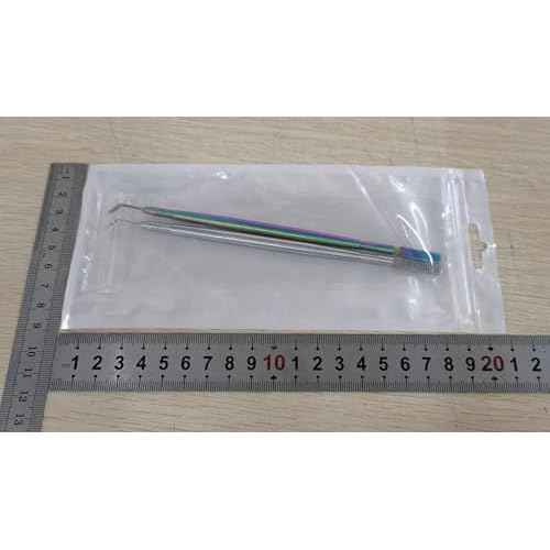 Chumia 2 Pieces 2 in 1 Lash Lift Tool Eyelash Separator Tool with Comb Stainless Steel Metal Lash Perm Lift Rods for Eyelash Eyebrow Comb Perming Tinting Curling Extension Supplies(Multi Color,Silver)