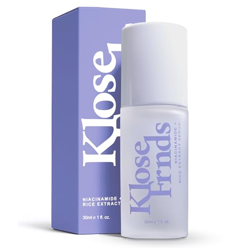 Niacinamide & Rice Extract Facial Serum ? Hydrating Glow Face Serum with Hyaluronic Acid, Centella, and Licorice for Smooth Texture, Daily Radiance, and Healthy Skin Barrier Support - 1 fl oz