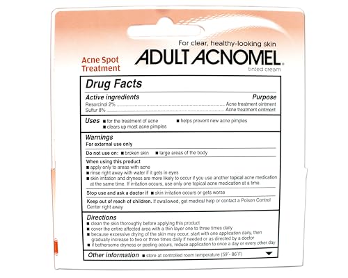 Acnomel Adult Acne Tinted Cream 1.3 oz