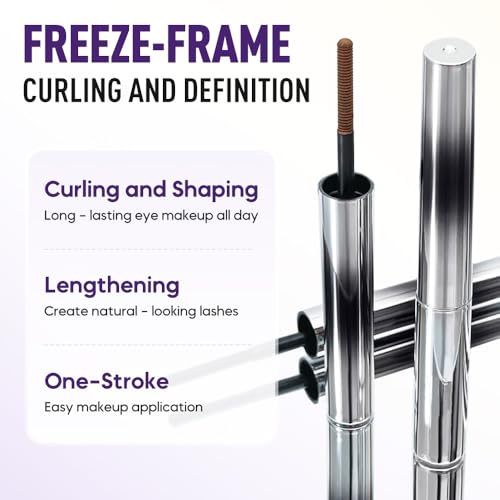 Mascara for Mature Women | Metal Wand, Waterproof, Thinning Lashes (2PC)