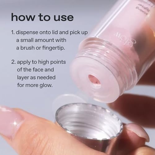 glow seasoning highlighter | luminous loose-powder highlighter | ultra-fine particles for pore-blurring smooth skin | precision seasoning jar for controlled application | 0.11 fl oz ¡¿ 3 ea