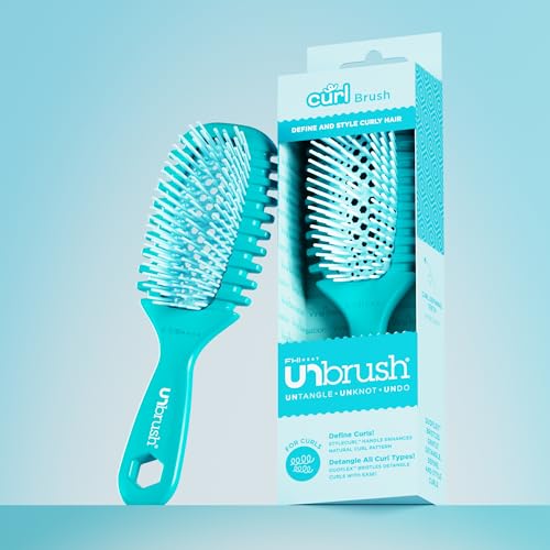 FHI Heat UNbrush Curl Defining Brush for Curly Hair - Pain-Free Detangling