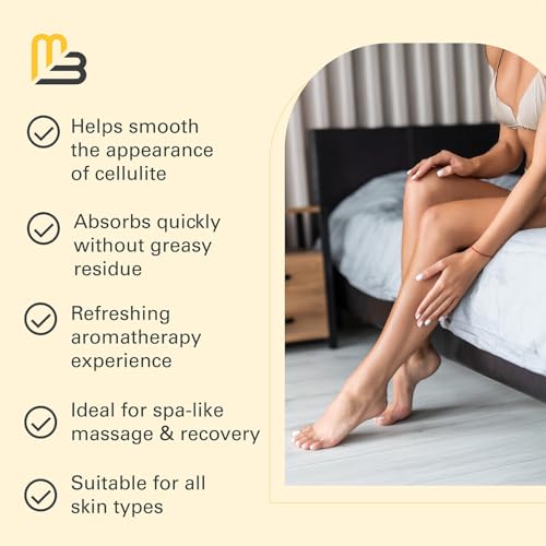 M3 Naturals Firming Body Massage Oil with Collagen – 8 Fl Oz
