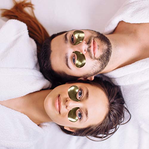 MASHELE Korean Under Eye Patches Aloe Vera Mask Anti-Aging Hyaluronic Acid Collagen Neck Forehead Laugh Line Pad Reducing Dark Circles Treatment (120pcs, aloe eye patches)