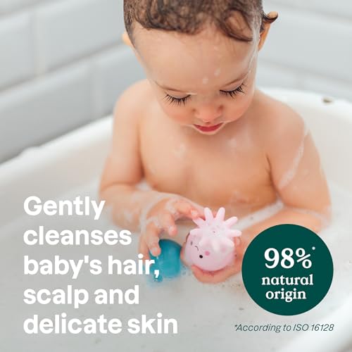ATTITUDE 2-in-1 Hair and Body Foaming Wash for Baby, EWG Verified, Dermatologically Tested, Made with Naturally Derived Ingredients, Vegan, Pear Nectar, 10 Fl Oz (Pack of 3)
