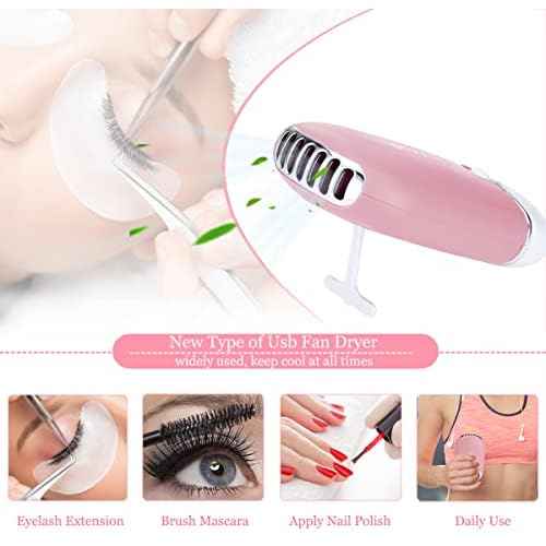 Lash Eyelash Extension Kit, Professional Mannequin Head Eyelash Grafting Training Tools False Eyelash Extensions Practice Exercise Set for Beginners with Individual Lashes Glue Tweezers Lash Fan Dryer