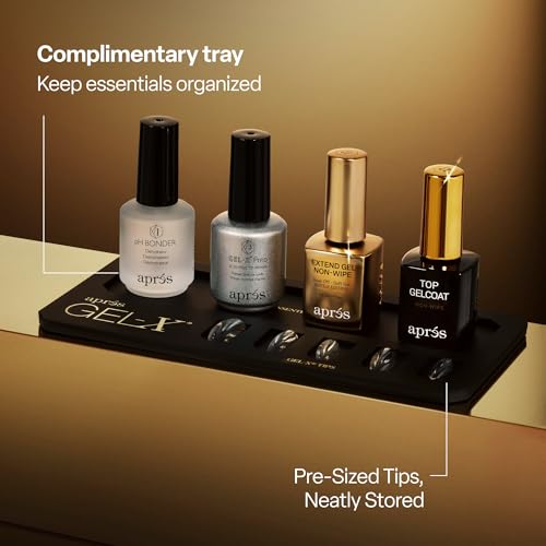Aprés Gel-X Soft Gel Nail Extension Starter Kit - Natural Almond Medium