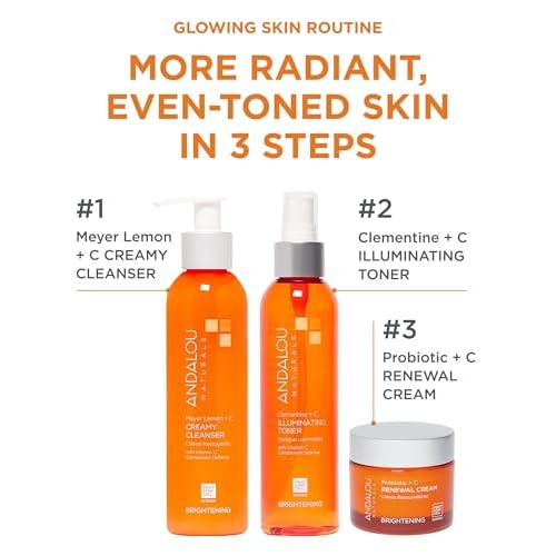 Andalou Naturals Toner Clemntine+C Illmntn, 6 oz