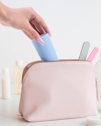 Valourgo TSA Approved 3.4oz Travel Toiletry Bottles - Leakproof & BPA Free