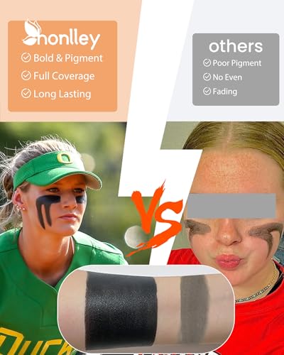 Eye Black Stick 3 Pack - Waterproof Anti-Glare for Sports