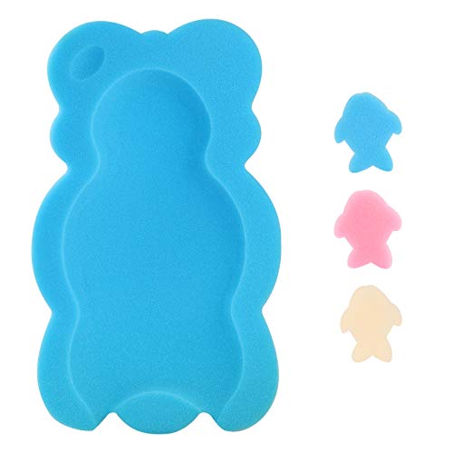 Baby Bath Sponge Cushion Mat - Soft PU Foam Support Pad