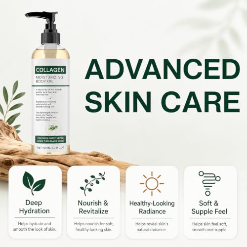 Elycura Collagen Body Oil - Firming & Vitamin Enriched Formula