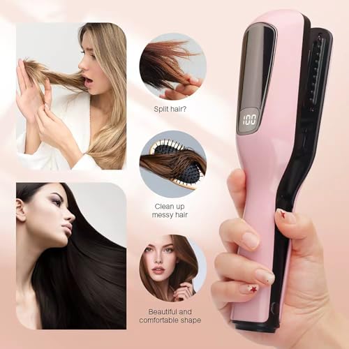 Yaxiuuy Professional Split End Trimmer for Damaged Hair with LED Display