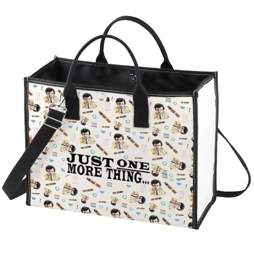WZMPA Detective Cosmetic Bag Murder Show Fans Gift Just One More Thing Makeup Zipper Pouch Bag Crime Merchandise (Just One More Thing-TB)