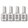 GAOY 4 Pcs Clear Gel Nail Glue for Acrylic & Press-On Nails, 16ml - Long Lasting, UV Cure DIY