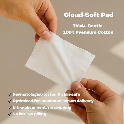 Aquafresh Facial Cleansing Pads ? 20 Individually Wrapped Cotton Wipes for Oily & Combination Skin | On-the-Go Face Wipes for Travel, Gym & Daily Skincare