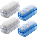 Two-Sided Nail Brush Set for Deep Cleaning - 4 Pack